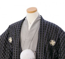 小学生　男の子　ジュニア紋付き袴　卒業式　十三参りなどにどうぞ!