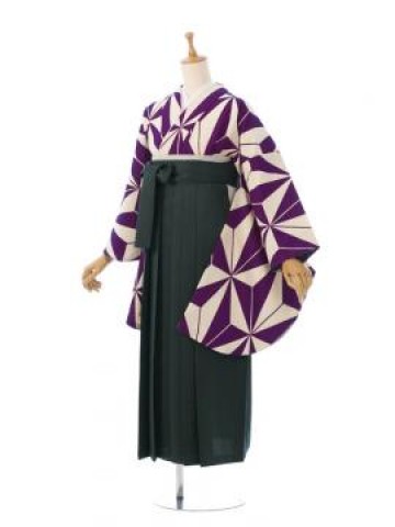 レンタル袴|153〜158cm|レトロ|卒業式袴フルセット(白系)|卒業袴(普通サイズ)