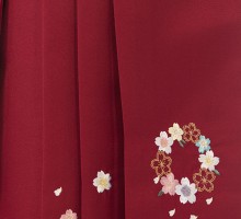 卒園袴|115〜125cm|花うさぎ|卒園式袴レンタルフルセット(白系)|女の子(卒園式袴)
