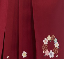 卒園袴|式部浪漫|110〜120cm|卒園式袴レンタルフルセット(ピンク系)|女の子(卒園式袴)