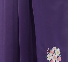 卒園袴|式部浪漫|110〜120cm|卒園式袴レンタルフルセット(紫系)|女の子(卒園式袴)