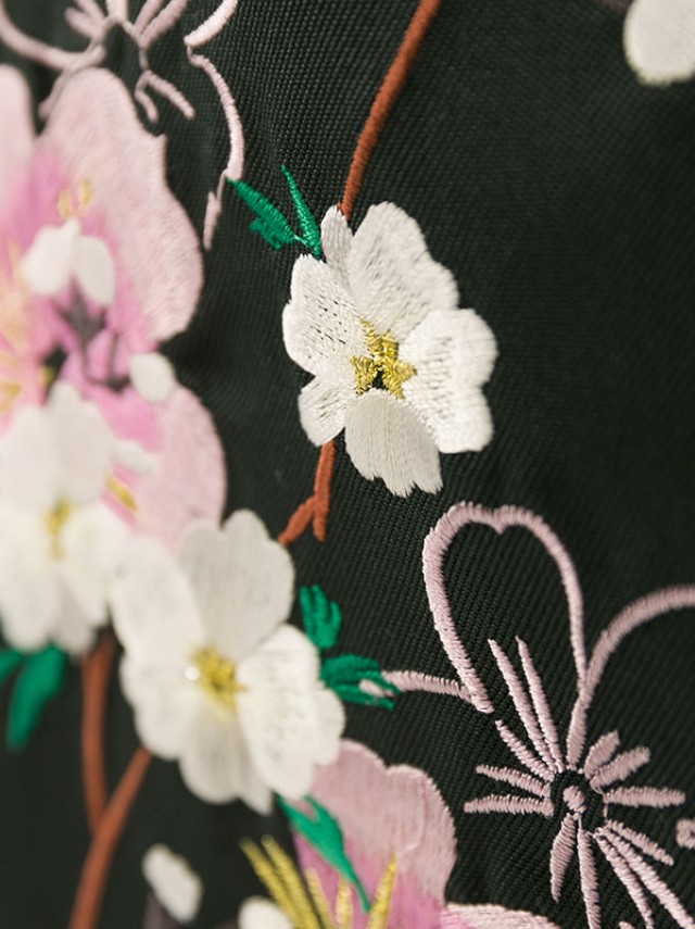 振袖袴|正絹振袖と袴|148〜153㎝|卒業式袴フルセット(ピンク系)|卒業袴(普通サイズ)
