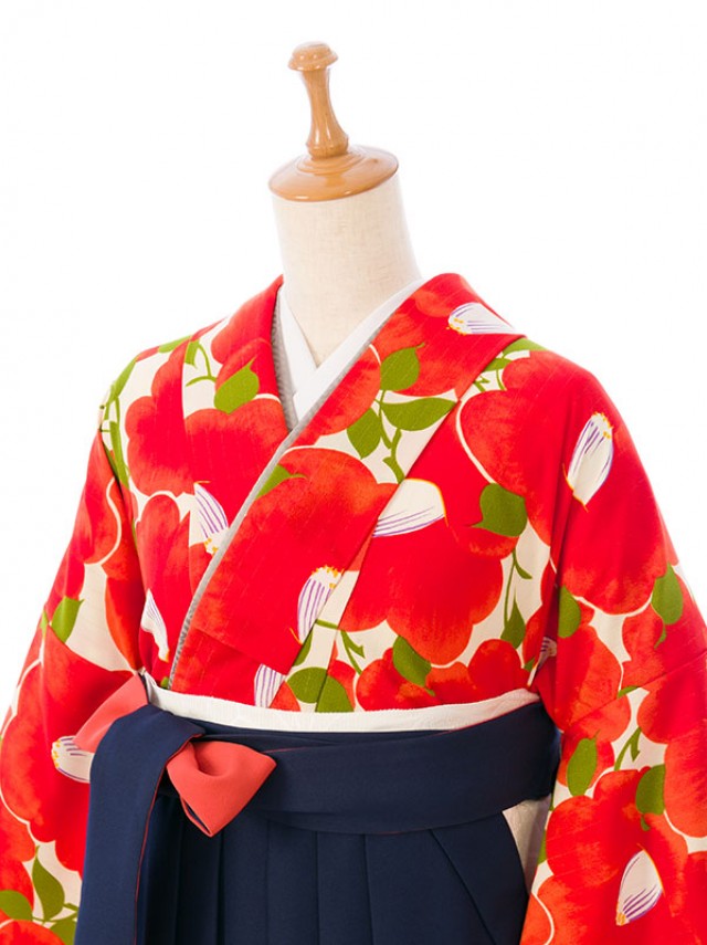振袖袴|158〜163㎝|和風館|卒業式袴フルセット(オレンジ系)|卒業袴(普通サイズ)