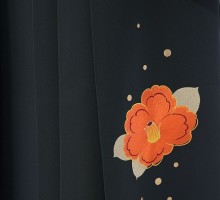 九重ブランド矢絣柄の卒業式袴フルセット(オレンジ系)|卒業袴(大きいサイズ)(トール)15枚目