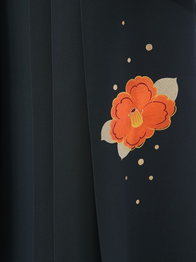 九重ブランド矢絣柄の卒業式袴フルセット(オレンジ系)|卒業袴(大きいサイズ)(トール)15枚目