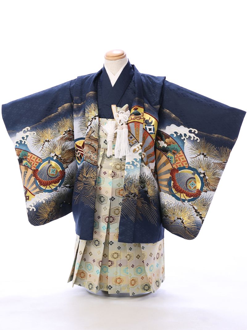 七五三　5歳　男の子　紋付袴　セット　着物